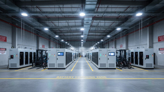 Warehouses Are Creating Dedicated Lithium Battery Charging Areas