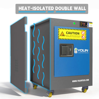 Heat-isolated-double-wall-structure-inside-Yolin-Urban-lithium-ion-battery-charging-cabinet