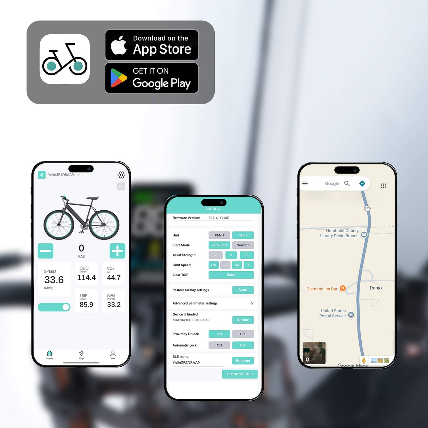 Yolin-E-Bike-Display-APP