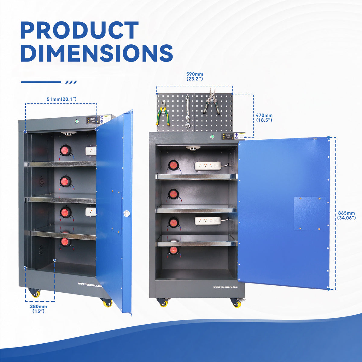 Yolin-battery-charging-cabinet-Workshop-Model-Size