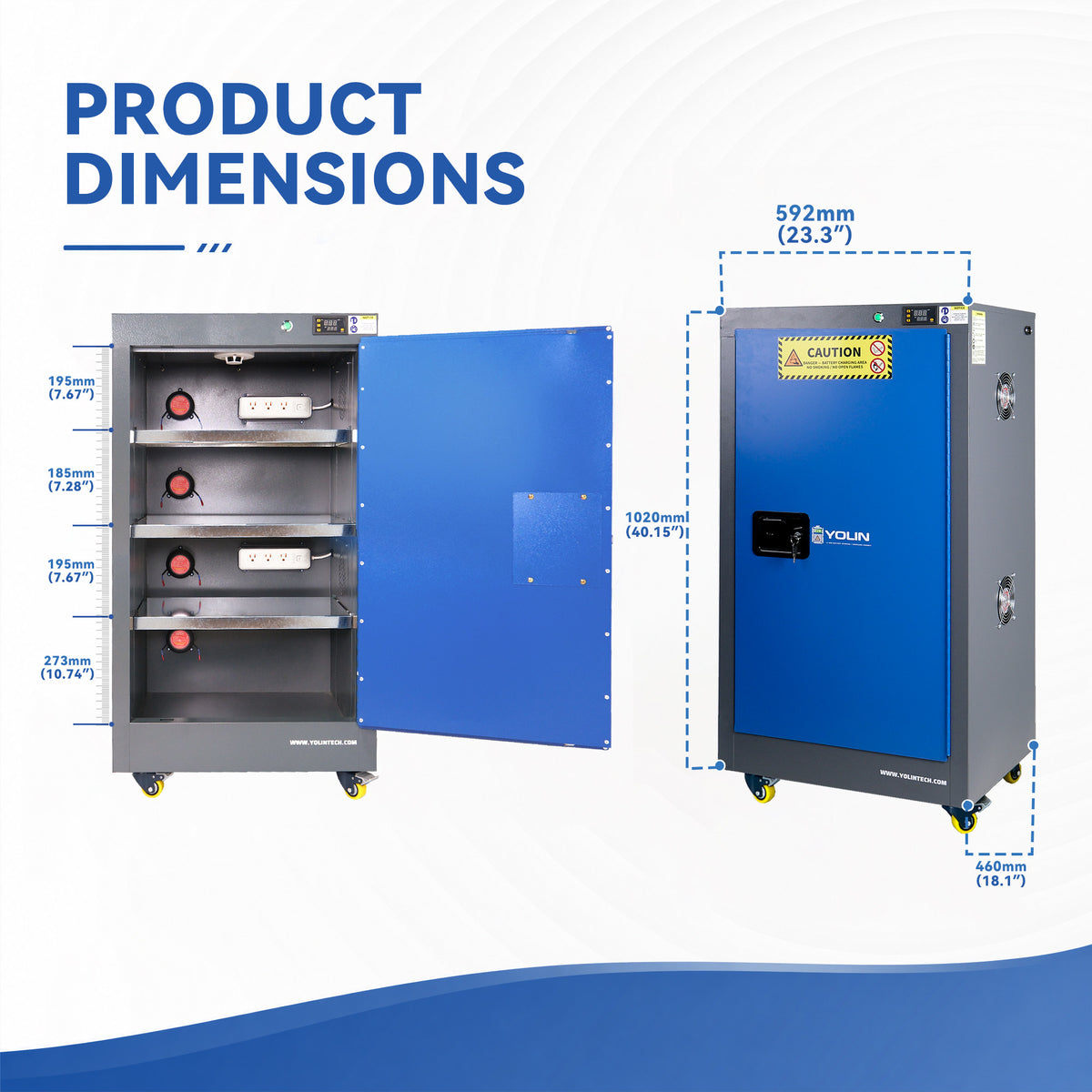 Yolin-battery-charging-cabinet-Workshop-Model-Size