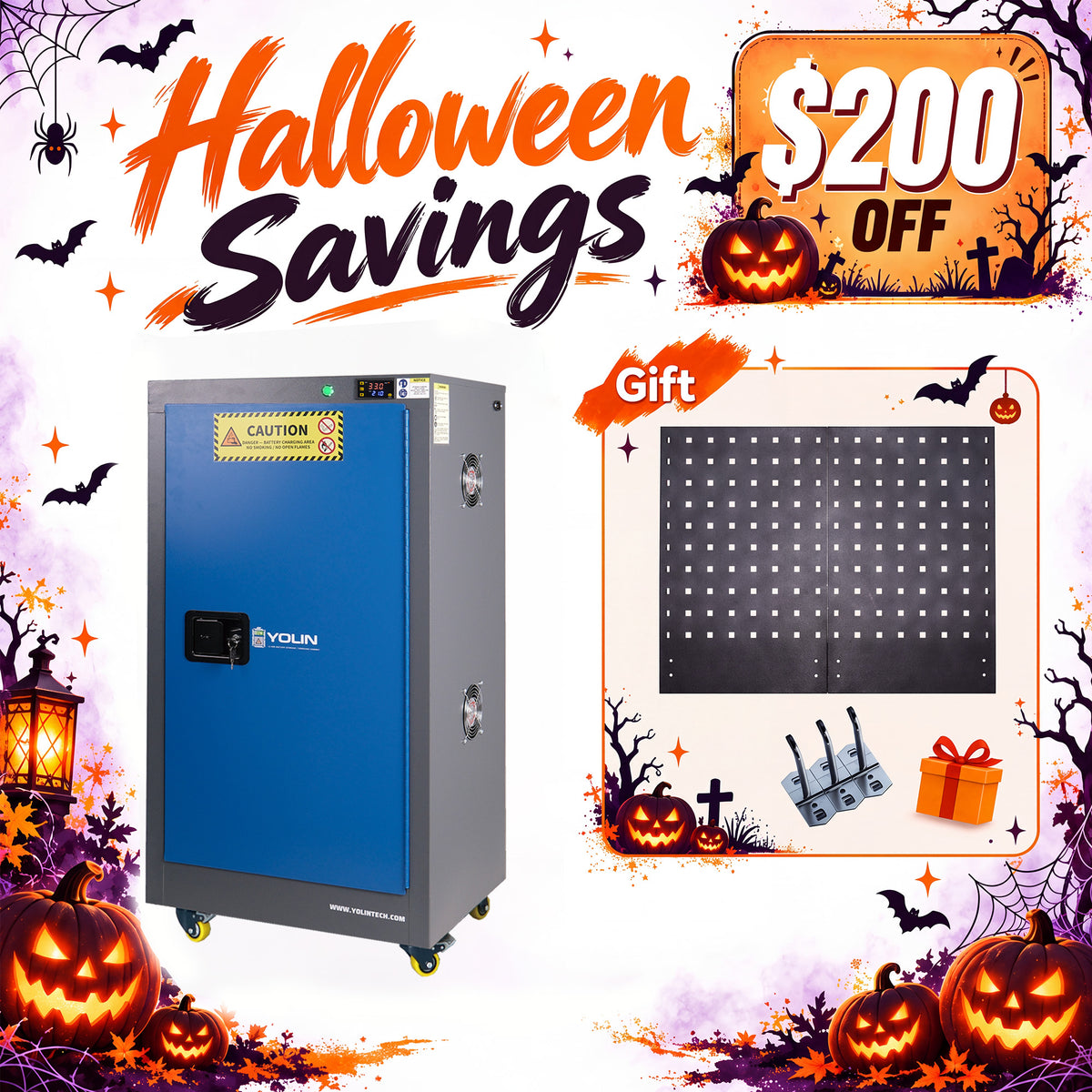 Yolin-lithium-ion-battery-charging-cabinet-workshop-halloween-sale