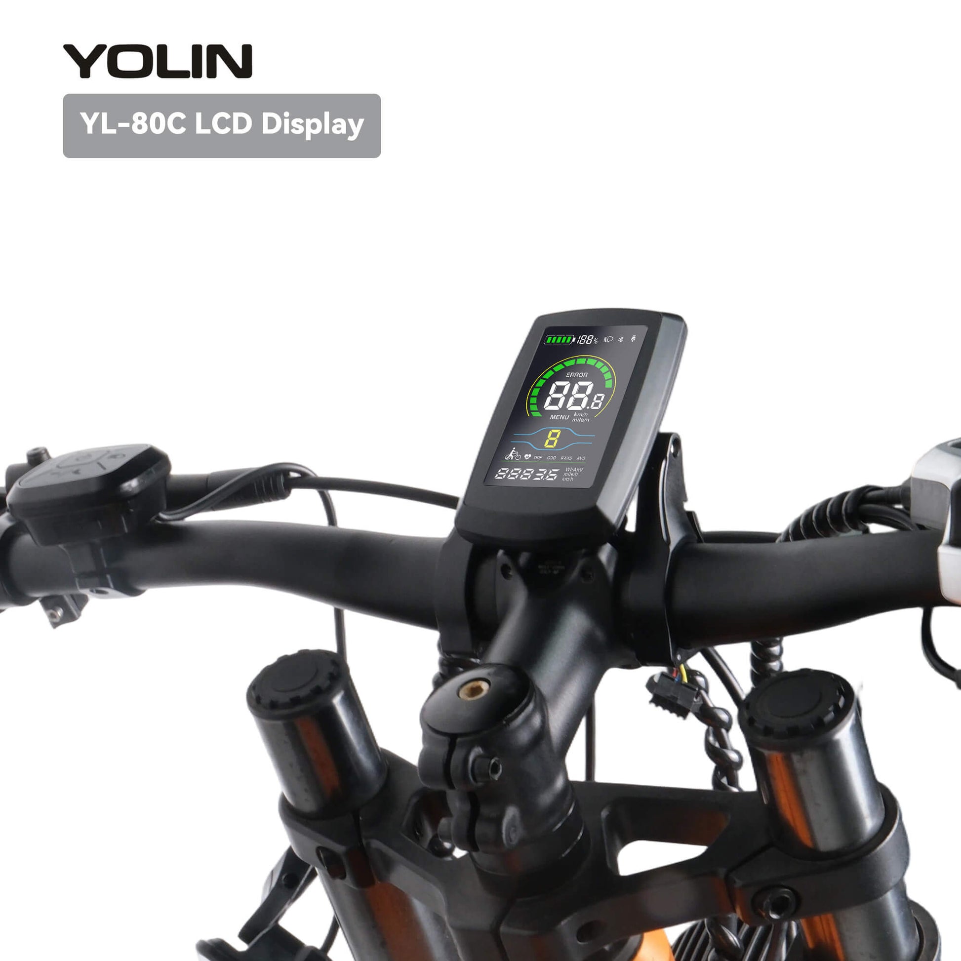 Yolin_YL-80C_3_inch_LCD_e-bike_display-Installed-on-the-Handlebar