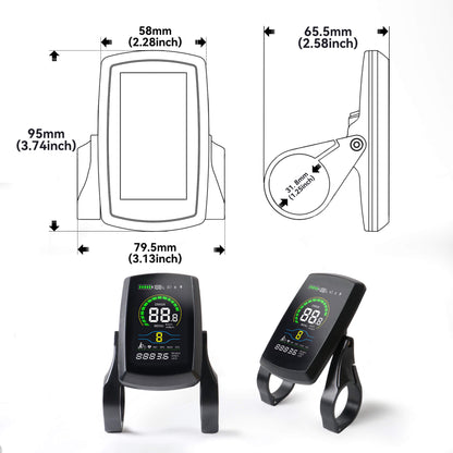Yolin_YL-80C_3_inch_LCD_e-bike_display-Size