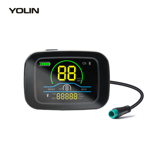 Yolin YL-61C 2.6 inch LCD e-bike display – compact side mounted display for limited handlebar space