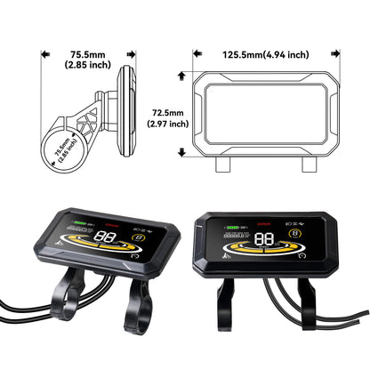 Yolin_YL-90T-H_4_inch_LCD_e-bike_display_size