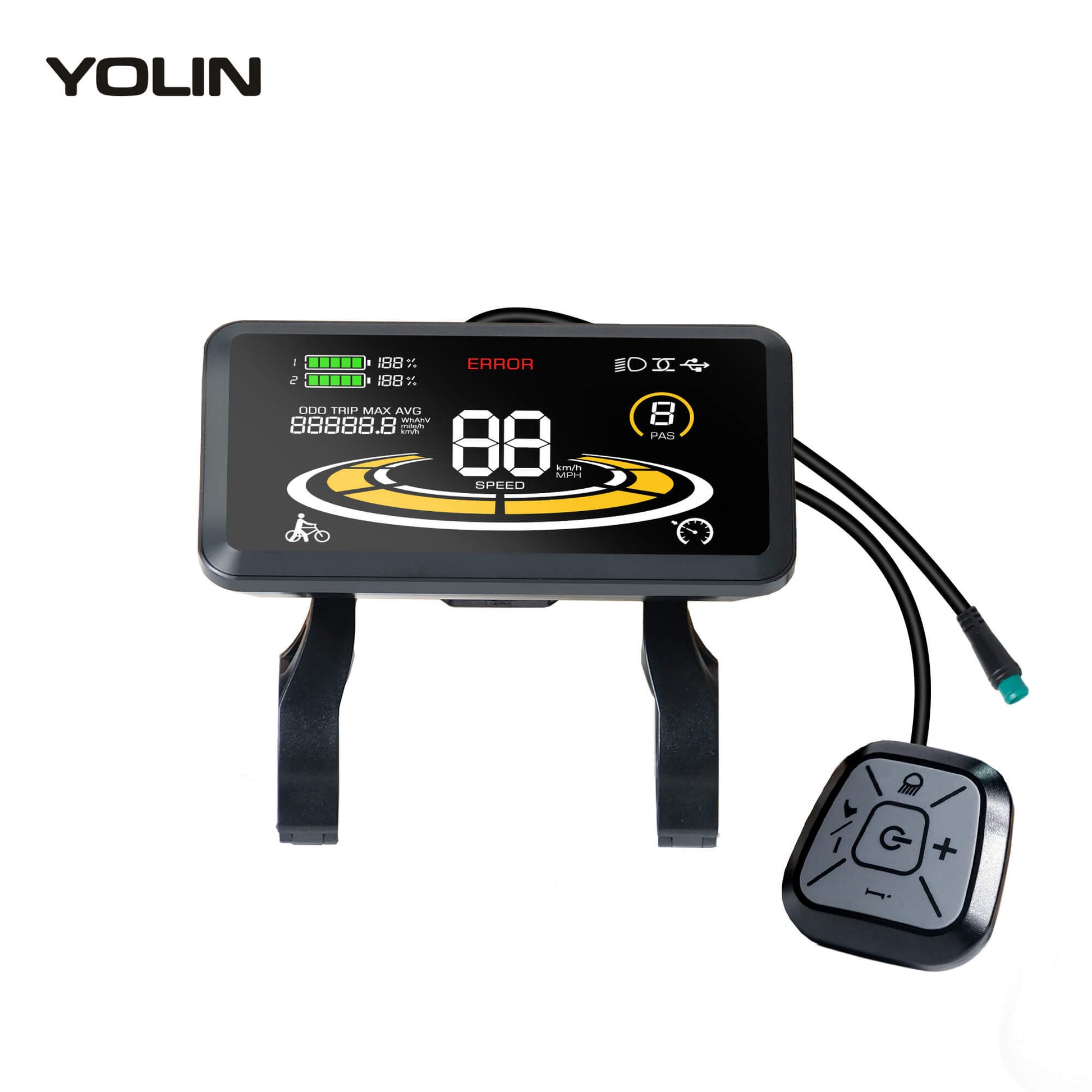 Yolin YL-91F-H Horizontal LCD E-Bike Display