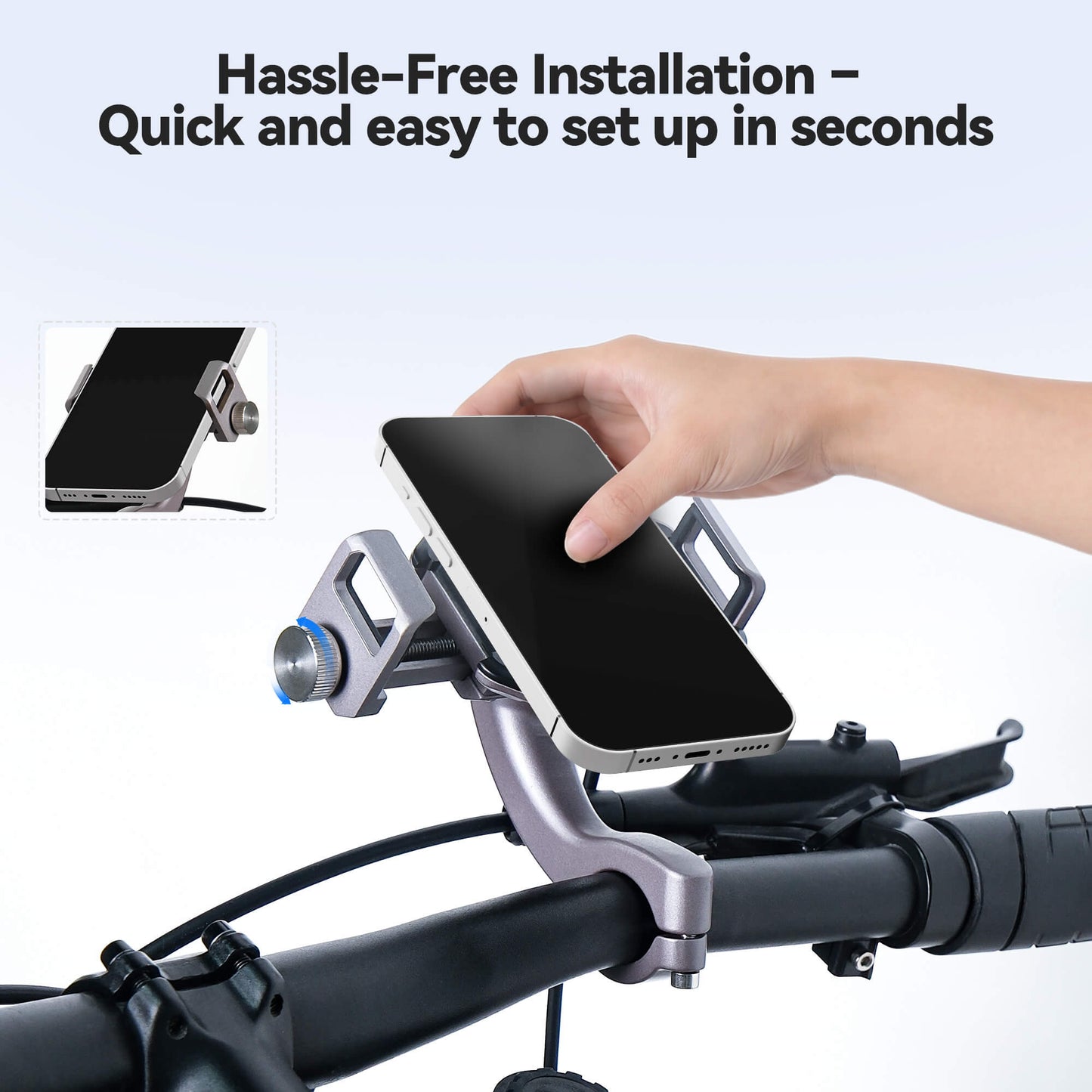 Yolin YL-W1 Wireless Charging E-Bike Phone Mount
