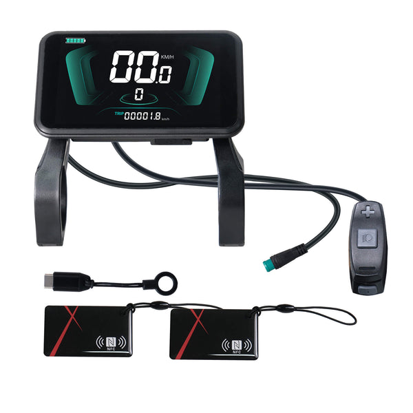 YL-81F-SUK smart e-bike tuning display with 3.5-inch color LCD