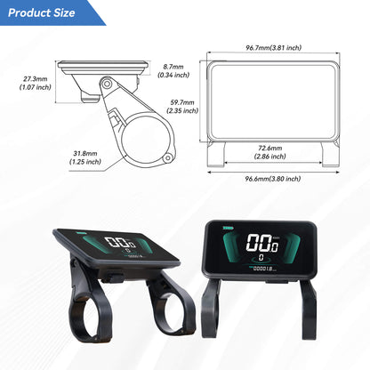 Yolin yl-81f-suk-smart-e-bike-tuning-display-size-picture