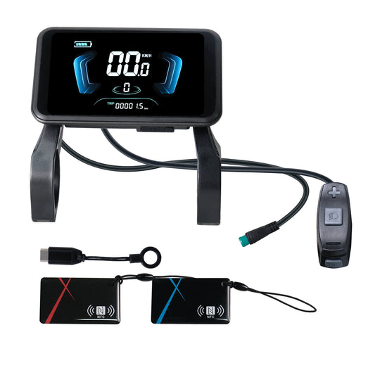 YL-81F-SUK smart e-bike tuning display with 3.5-inch color LCD