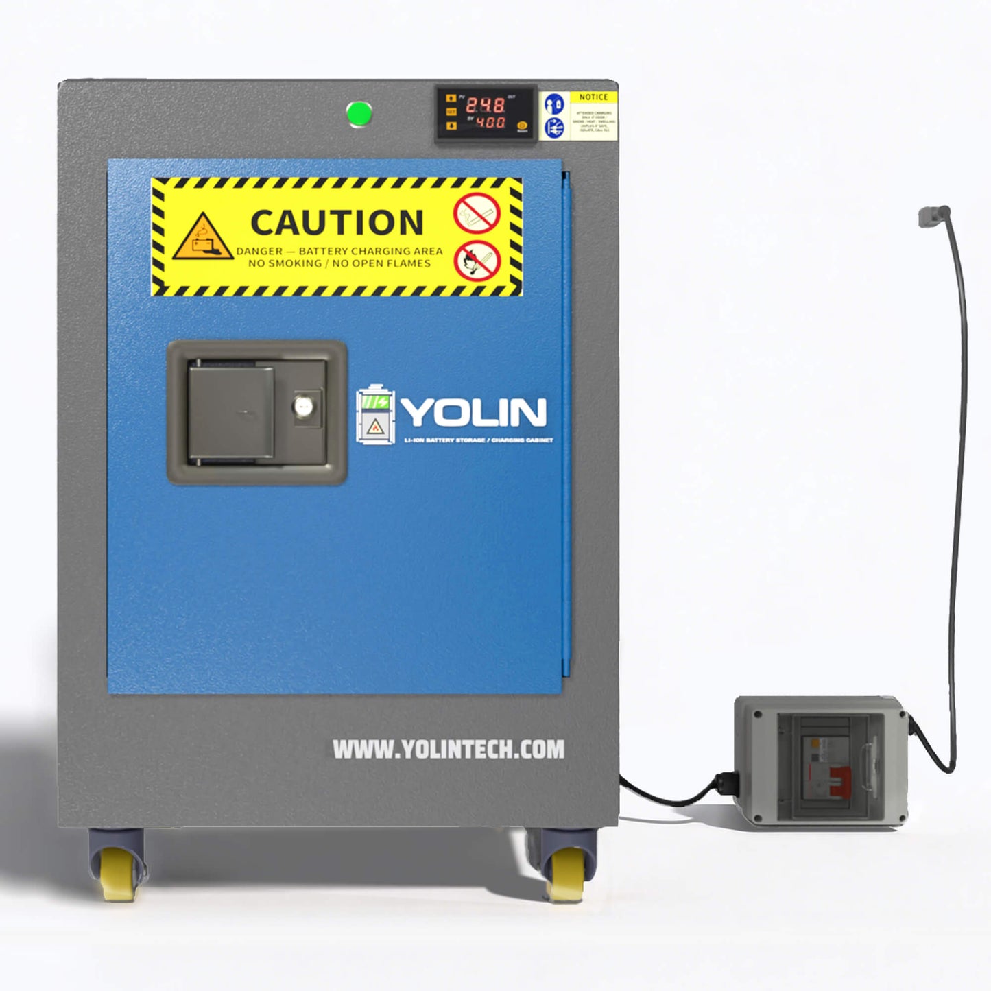 Yolin-lithium-ion-battery-charging-cabinet-urban-indoor-apartment-front