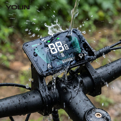 Yolin YL-81F-H weather-resistant e-bike display for outdoor riding conditions